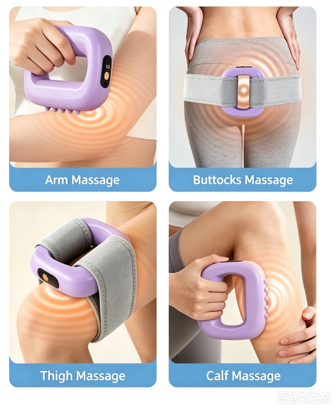 AddWin R10 Cordless Fascia Ring Massager